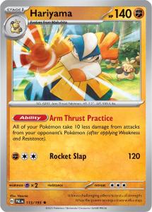 SV2 - Paldea Evolved - 113/193 - Hariyama - Rare Reverse