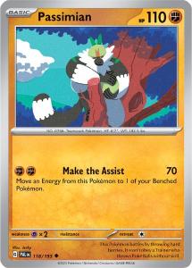 SV2 - Paldea Evolved - 118/193 - Passimian - Uncommon