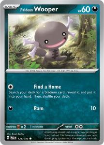 SV2 - Paldea Evolved - 128/193 - Paldean Wooper - Common