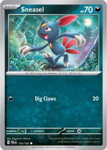 SV2 - Paldea Evolved - 133/193 - Sneasel - Common