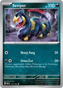SV2 - Paldea Evolved - 137/193 - Seviper - Uncommon