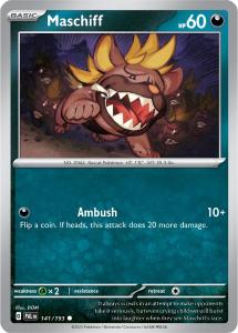 SV2 - Paldea Evolved - 141/193 - Maschiff - Common