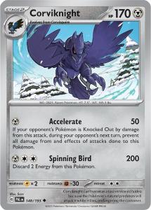 SV2 - Paldea Evolved - 148/193 - Corviknight - Uncommon Reverse