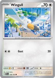 SV2 - Paldea Evolved - 158/193 - Wingull - Common