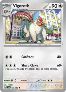 SV2 - Paldea Evolved - 161/193 - Vigoroth - Uncommon