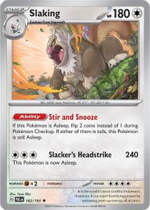 SV2 - Paldea Evolved - 162/193 - Slaking - Rare