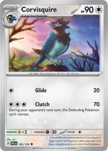 SV2 - Paldea Evolved - 165/193 - Corvisquire - Uncommon