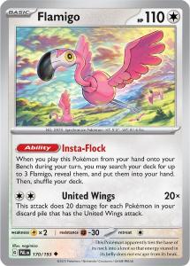 SV2 - Paldea Evolved - 170/193 - Flamigo - Uncommon