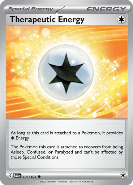 SV2 - Paldea Evolved - 193/193 - Therapeutic Energy - Uncommon Reverse