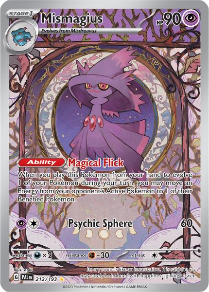 SV2 - Paldea Evolved - 212/193 - Mismagius - Illustration Rare