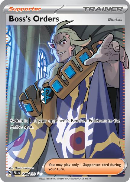 SV2 - Paldea Evolved - 248/193 - Boss’s Orders (Ghetsis) - Special Illustration Rare