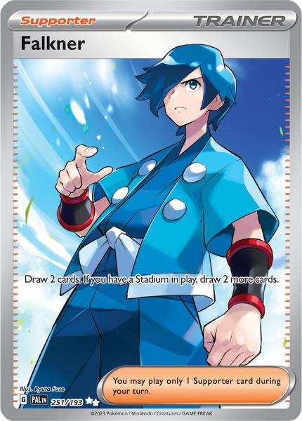 SV2 - Paldea Evolved - 251/193 - Falkner - Special Illustration Rare