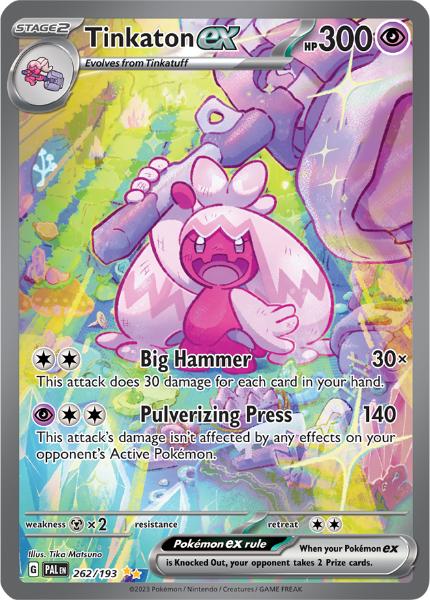 SV2 - Paldea Evolved - 262/193 - Tinkaton ex - Special Illustration Rare