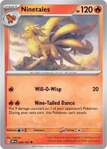 SV3 - Obsidian Flames - 029/197 - Ninetales - Uncommon