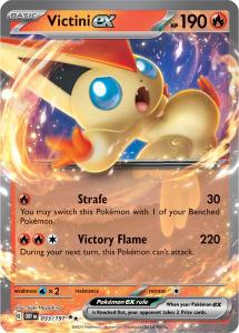 SV3 - Obsidian Flames - 033/197 - Victini ex - Double Rare