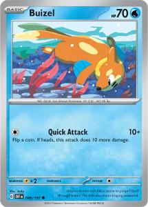 SV3 - Obsidian Flames - 048/197 - Buizel - Common