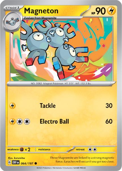 SV3 - Obsidian Flames - 064/197 - Magneton - Common