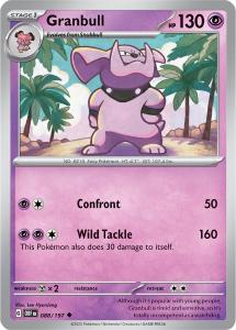 SV3 - Obsidian Flames - 088/197 - Granbull - Uncommon