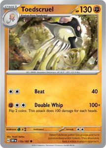 SV3 - Obsidian Flames - 119/197 - Toedscruel - Uncommon