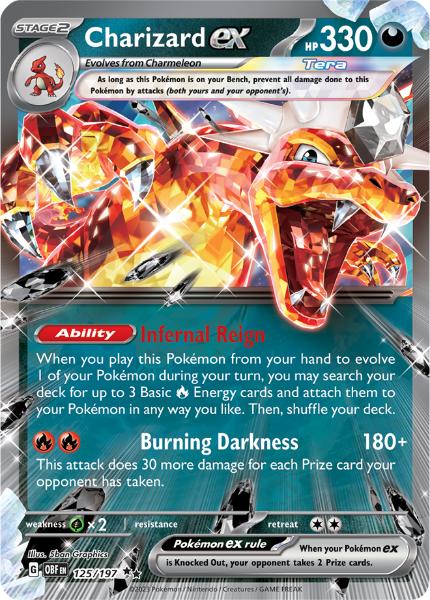 SV3 - Obsidian Flames - 125/197 - Charizard ex - Double Rare