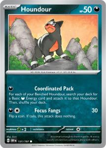 SV3 - Obsidian Flames - 131/197 - Houndour - Common Reverse