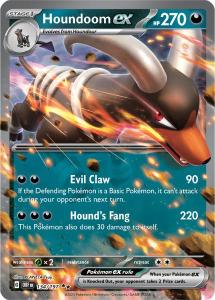 SV3 - Obsidian Flames - 134/197 - Houndoom ex - Double Rare