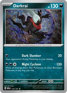 SV3 - Obsidian Flames - 136/197 - Darkrai - Holo Rare
