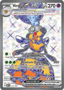 SV3 - Obsidian Flames - 212/197 - Vespiquen ex - Special Illustration Rare