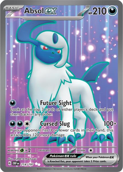 SV3 - Obsidian Flames - 214/197 - Absol ex - Special Illustration Rare