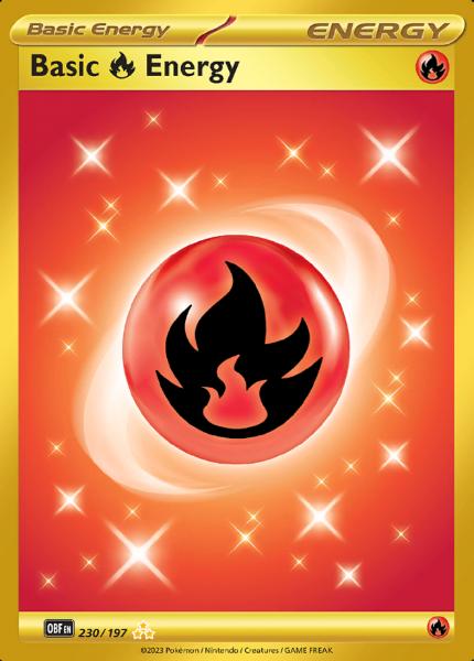 SV3 - Obsidian Flames - 230/197 - Basic Energy - Hyper Rare