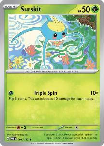 SV4 - Paradox Rift - 001/182 - Surskit - Common Reverse