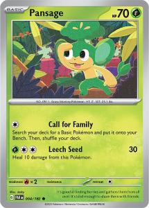 SV4 - Paradox Rift - 004/182 - Pansage - Common Reverse