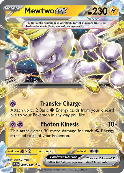 SV4 - Paradox Rift - 058/182 - Mewtwo ex - Double Rare