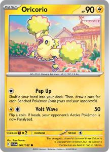 SV4 - Paradox Rift - 067/182 - Oricorio - Common Reverse