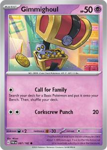 SV4 - Paradox Rift - 087/182 - Gimmighoul - Common Reverse