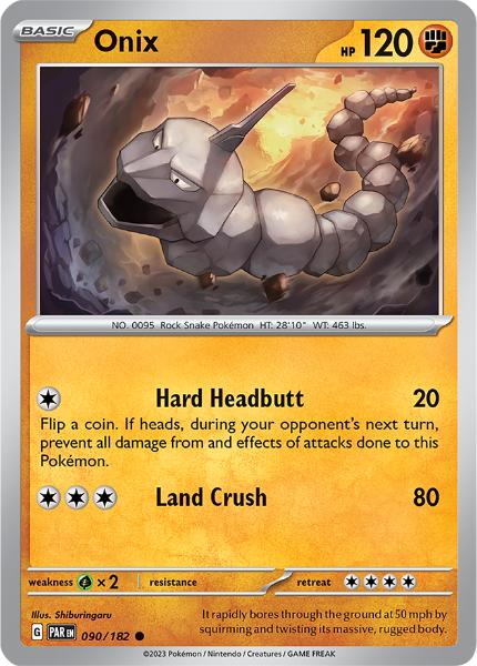 SV4 - Paradox Rift - 090/182 - Onix - Common Reverse