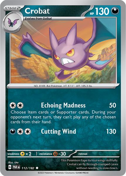 SV4 - Paradox Rift - 112/182 - Crobat - Uncommon Reverse