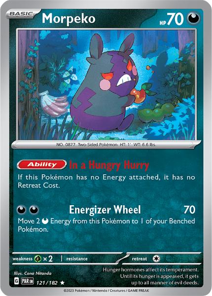 SV4 - Paradox Rift - 121/182 - Morpeko - Rare Reverse