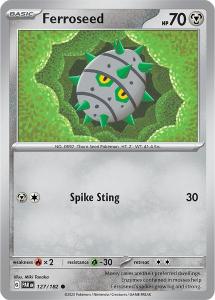 SV4 - Paradox Rift - 127/182 - Ferroseed - Common Reverse