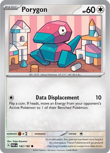 SV4 - Paradox Rift - 142/182 - Porygon - Common Reverse