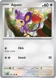 SV4 - Paradox Rift - 145/182 - Aipom - Common Reverse