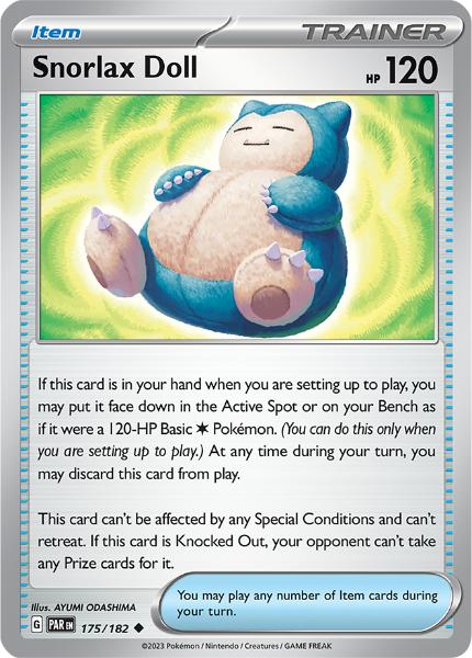 SV4 - Paradox Rift - 175/182 - Snorlax Doll - Uncommon