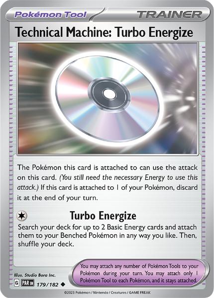 SV4 - Paradox Rift - 179/182 - Technical Machine: Turbo Energize - Uncommon