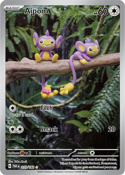 SV4 - Paradox Rift - 211/182 - Aipom - Illustration Rare