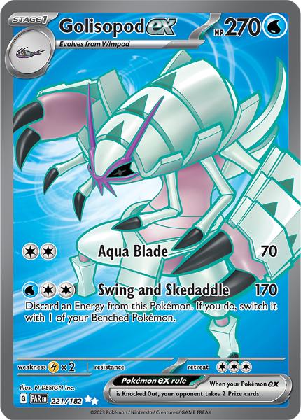 SV4 - Paradox Rift - 221/182 - Golisopod ex - Special Illustration Rare