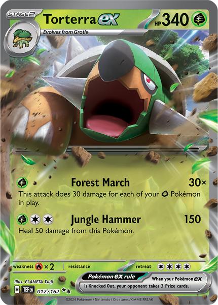 SV5 - Temporal Forces - 012/162 - Torterra ex - Double Rare