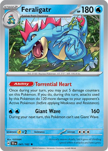 SV5 - Temporal Forces - 041/162 - Feraligatr - Holo Rare