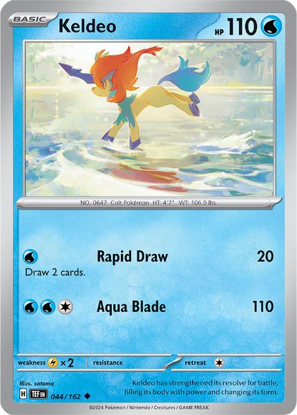 SV5 - Temporal Forces - 044/162 - Keldeo - Uncommon Reverse