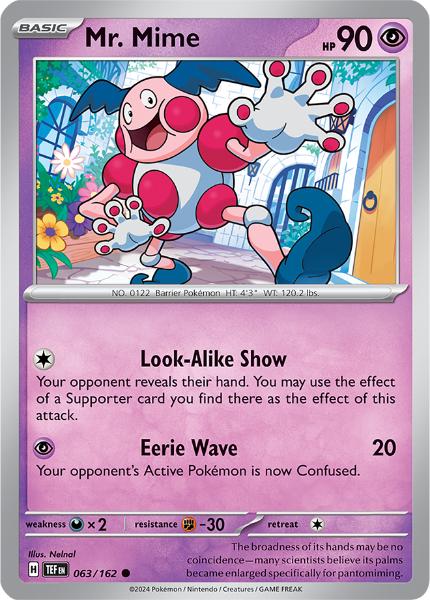 SV5 - Temporal Forces - 063/162 - Mr. Mime - Common