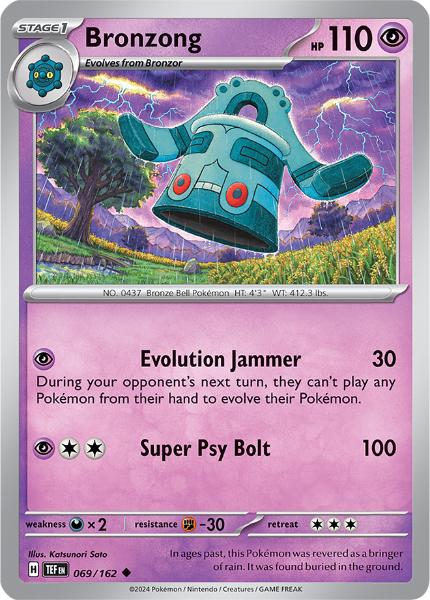 SV5 - Temporal Forces - 069/162 - Bronzong - Uncommon Reverse